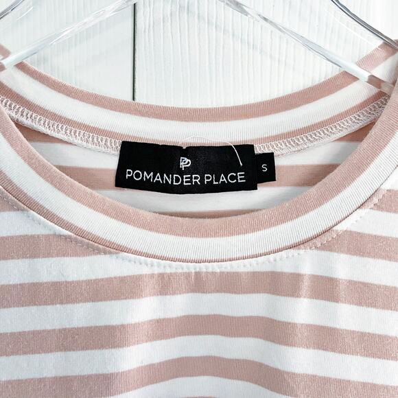 Pomander Place Striped A-Line T-Shirt Dress - Picture 3 of 5